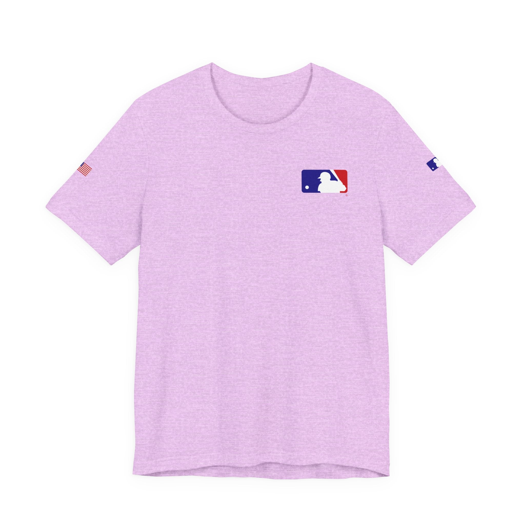 Baseball Logo T-Shirt  Minimal Chest Patch Tee