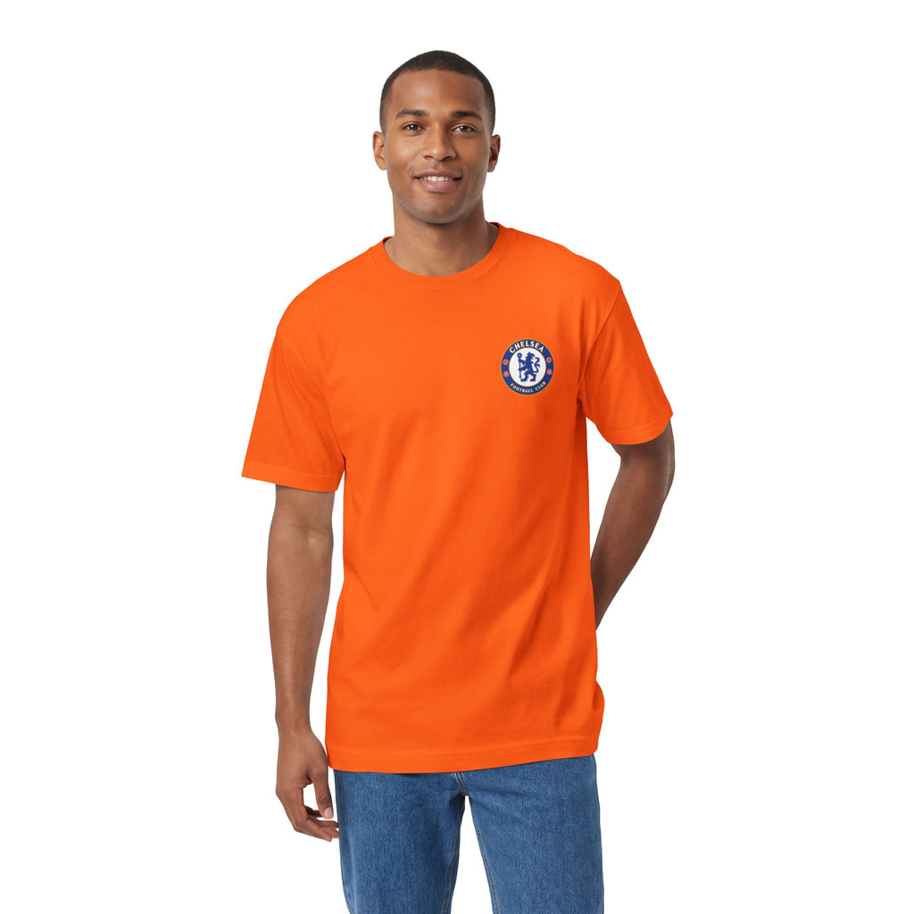 Chelsea Football Club Tee Minimal Crest Front & CHELSEA Back