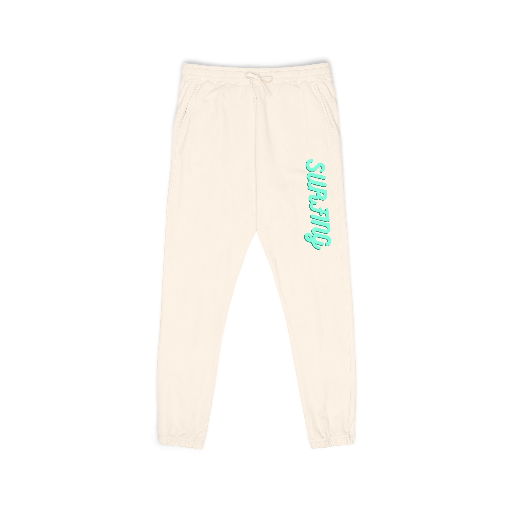 Surfing Fleece Sweatpants Casual Coastal Lounge Joggers