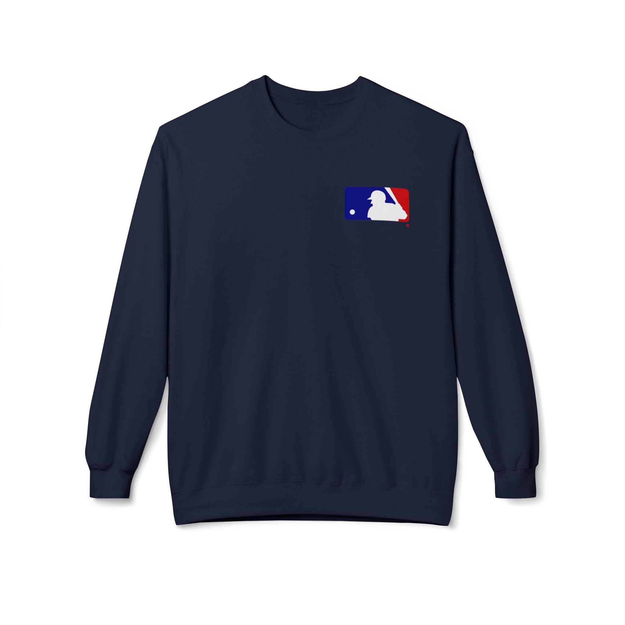 Baseball Silhouette Sweatshirt | Small Chest Logo, MLB Style