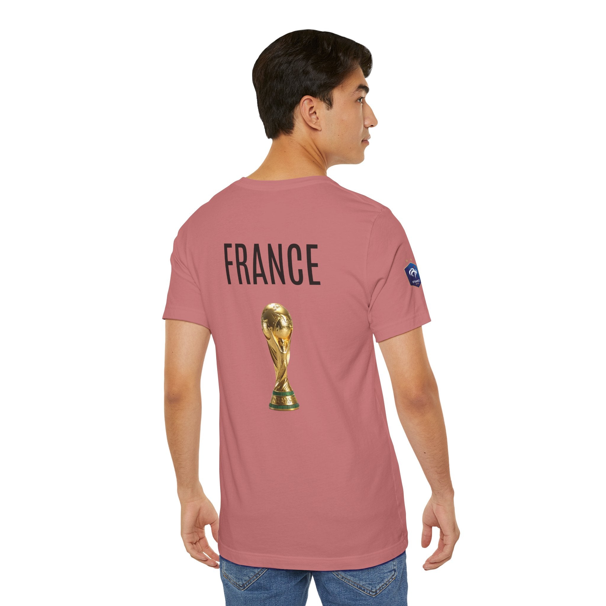 France World Cup Trophy T‑Shirt  Football Fan Jersey