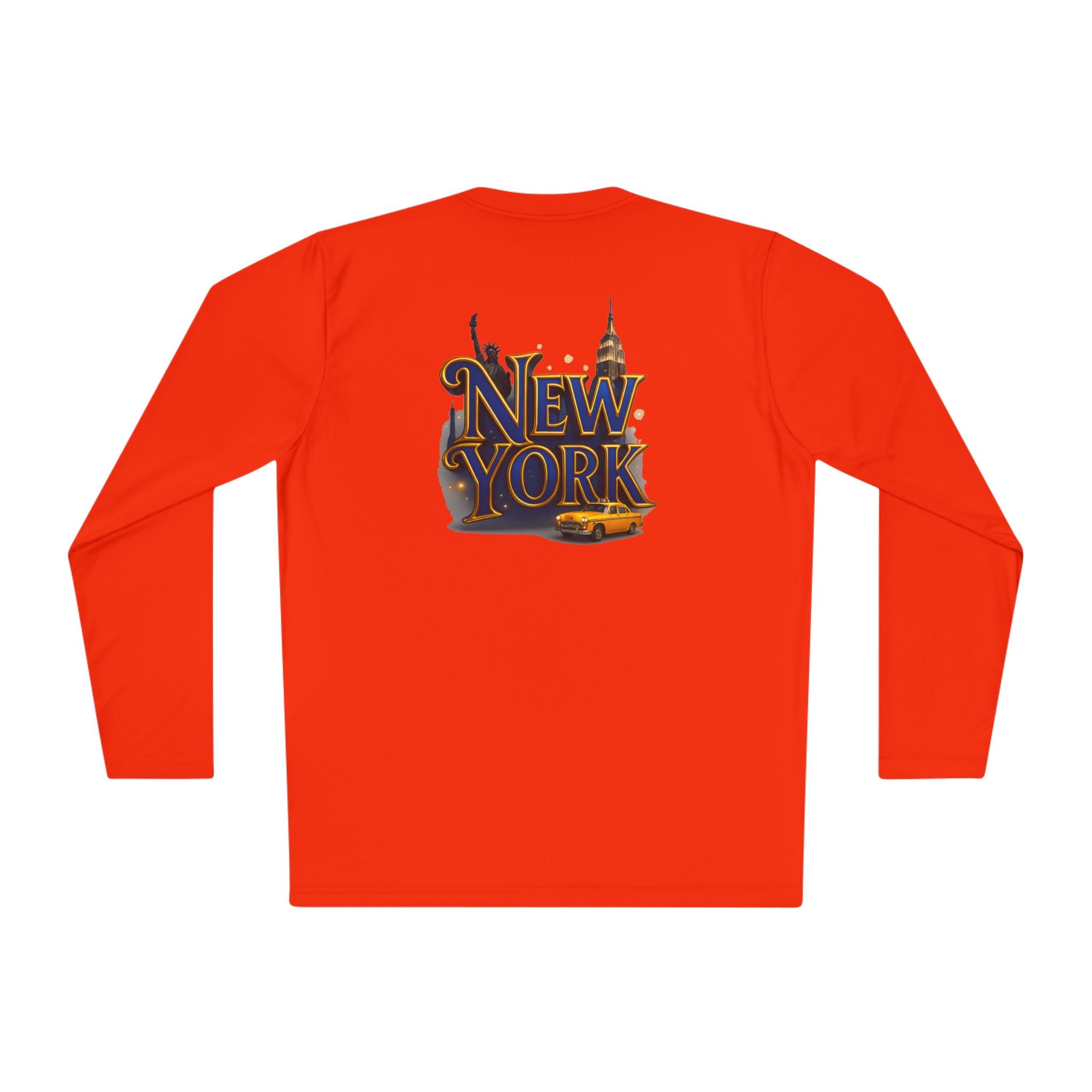New York Skyline graphic Long Sleeve Tee NY lettering