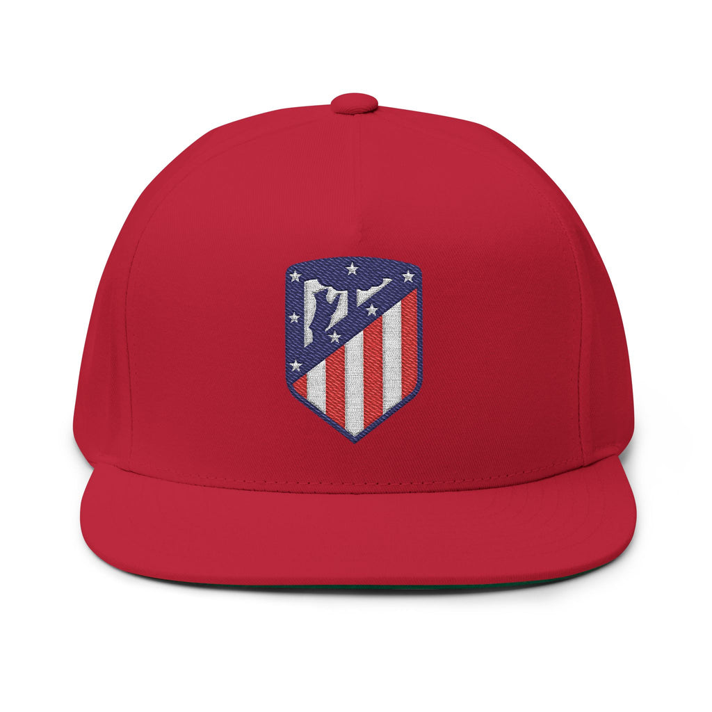 Atlatico Madrid Embroidered Flat Bill Cap