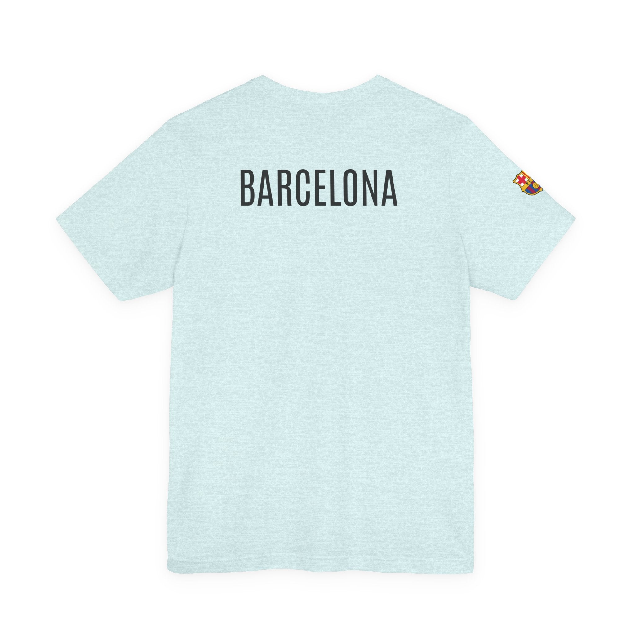 Barcelona Crest T‑Shirt  Minimal Football Fan Tee