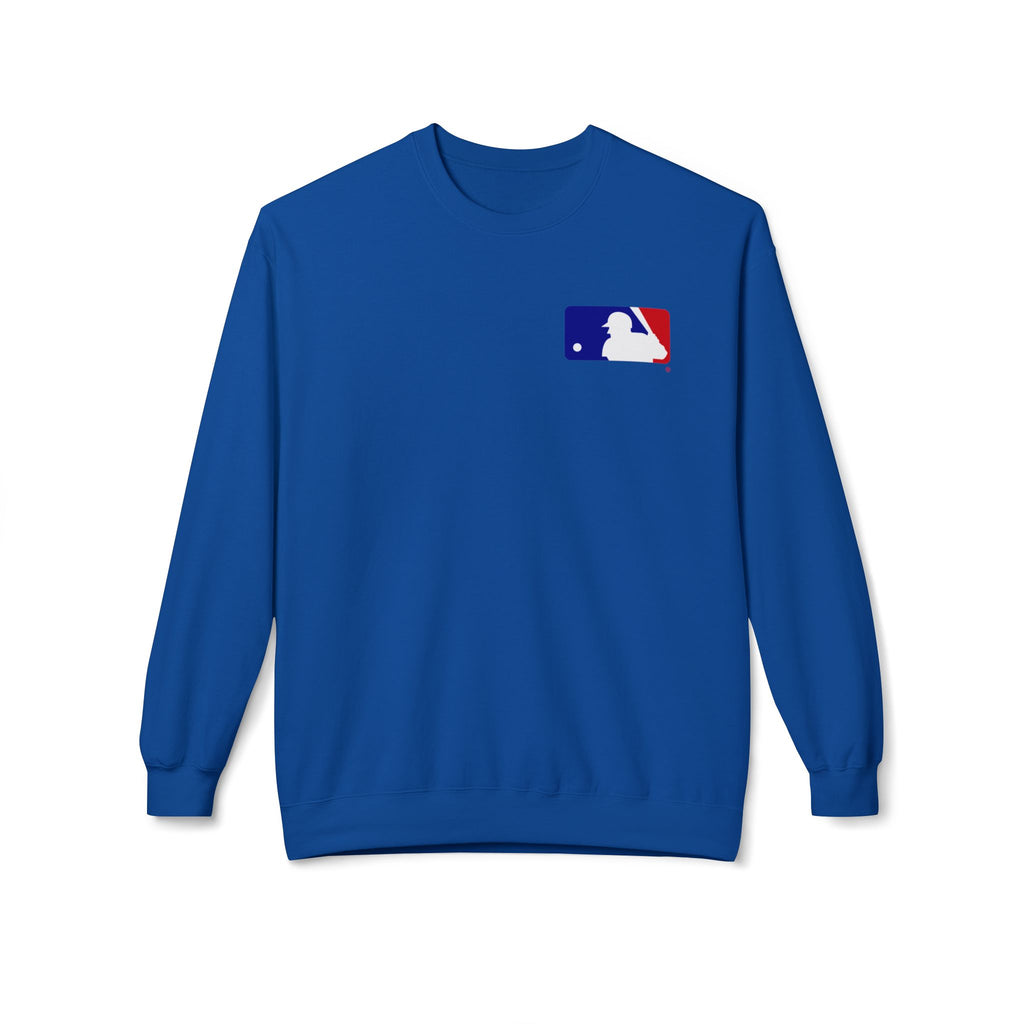 Baseball Silhouette Sweatshirt | Small Chest Logo, MLB Style