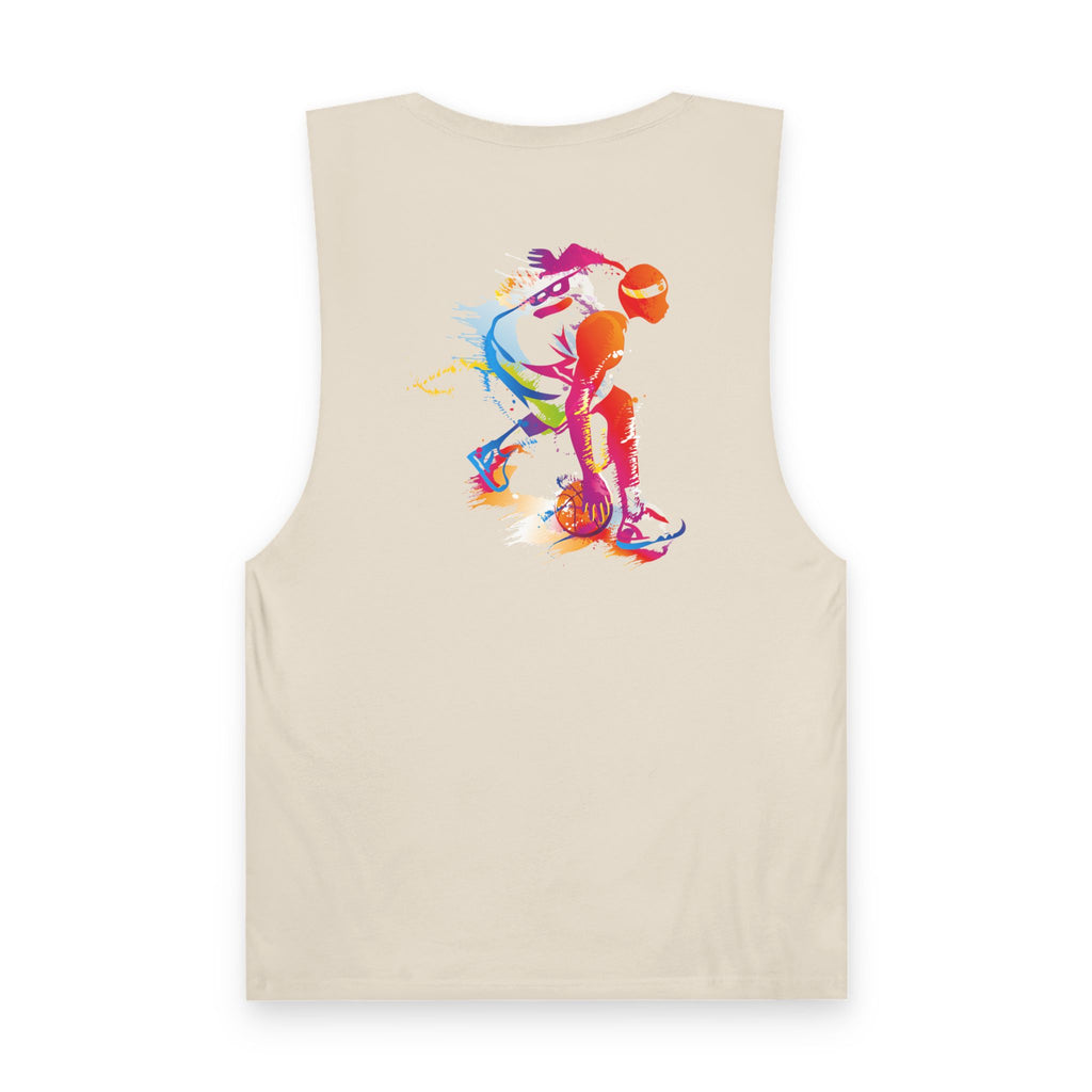 Basketball Tank Top  Colorful Player Graphic Athletic Workout Shirt