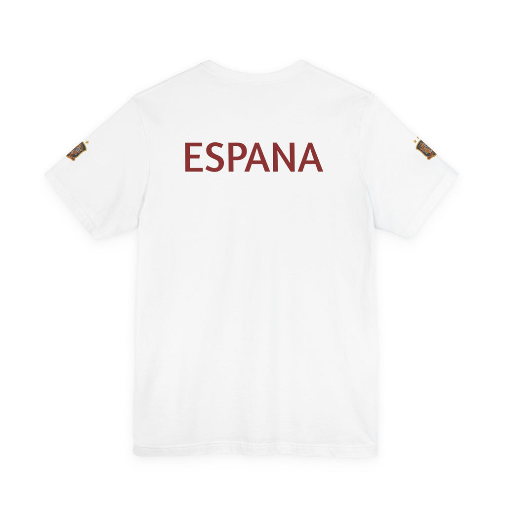 Spain Pride Unisex T-Shirt, Casual Wear, Spain Tee, Travel Souvenir, Sports Fan Gear, Spain Gifts, Cool Summer Shirt
