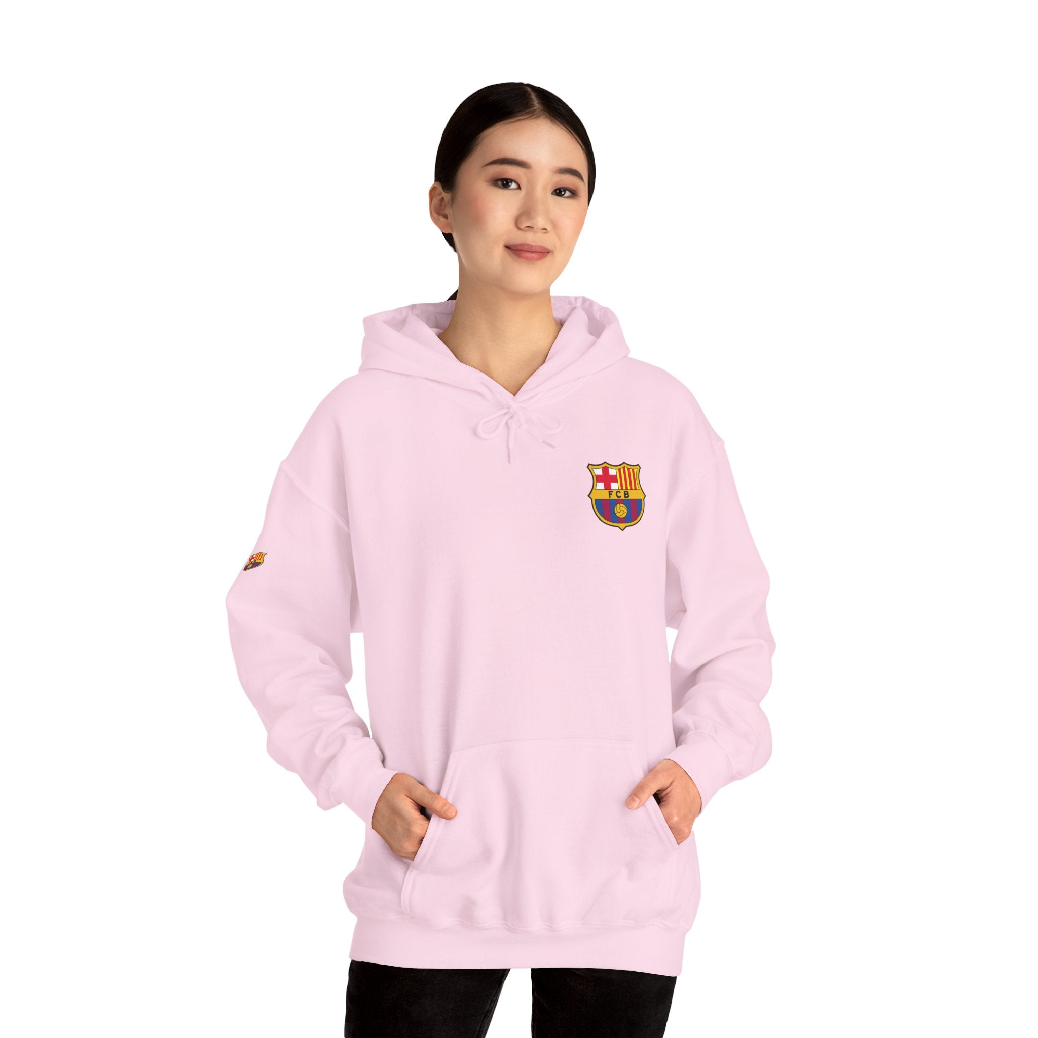 Hoodie  Barcelona Crest Hoodie with Small Badge