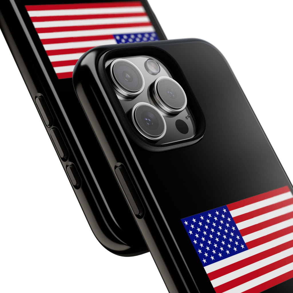 American Flag Phone Case  Patriotic Tough Case for 4th of July & Everyday Protection
