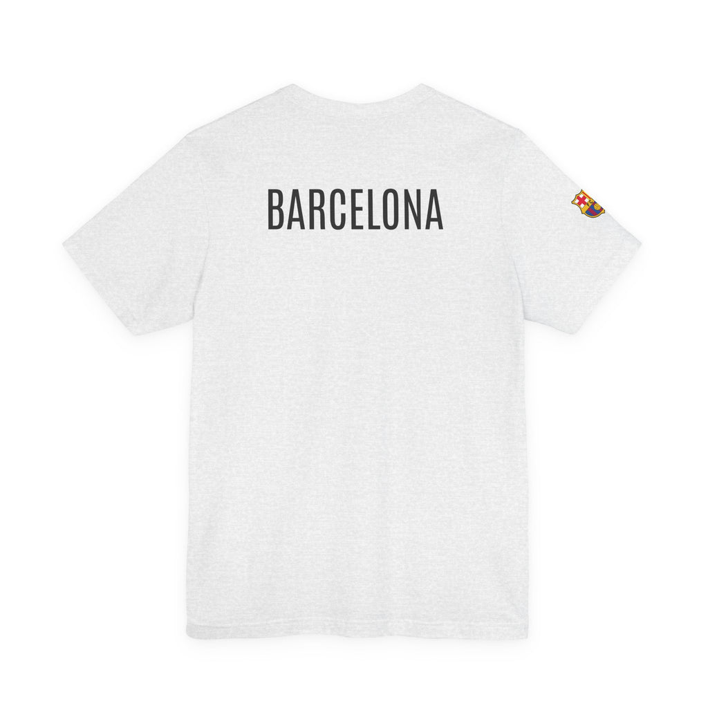 Barcelona Crest T‑Shirt  Minimal Football Fan Tee