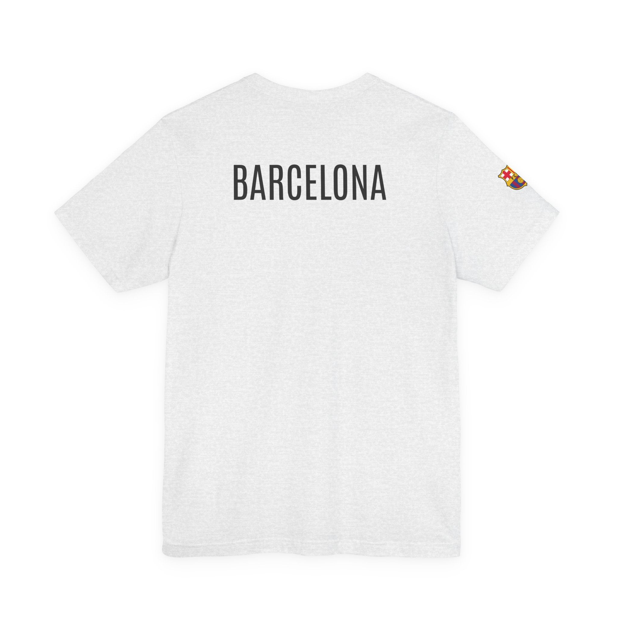 Barcelona Crest T‑Shirt  Minimal Football Fan Tee