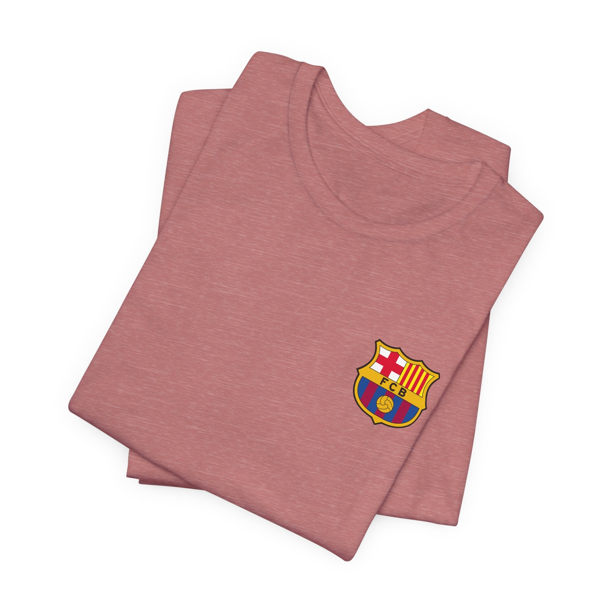 Barcelona Crest T‑Shirt  Minimal Football Fan Tee