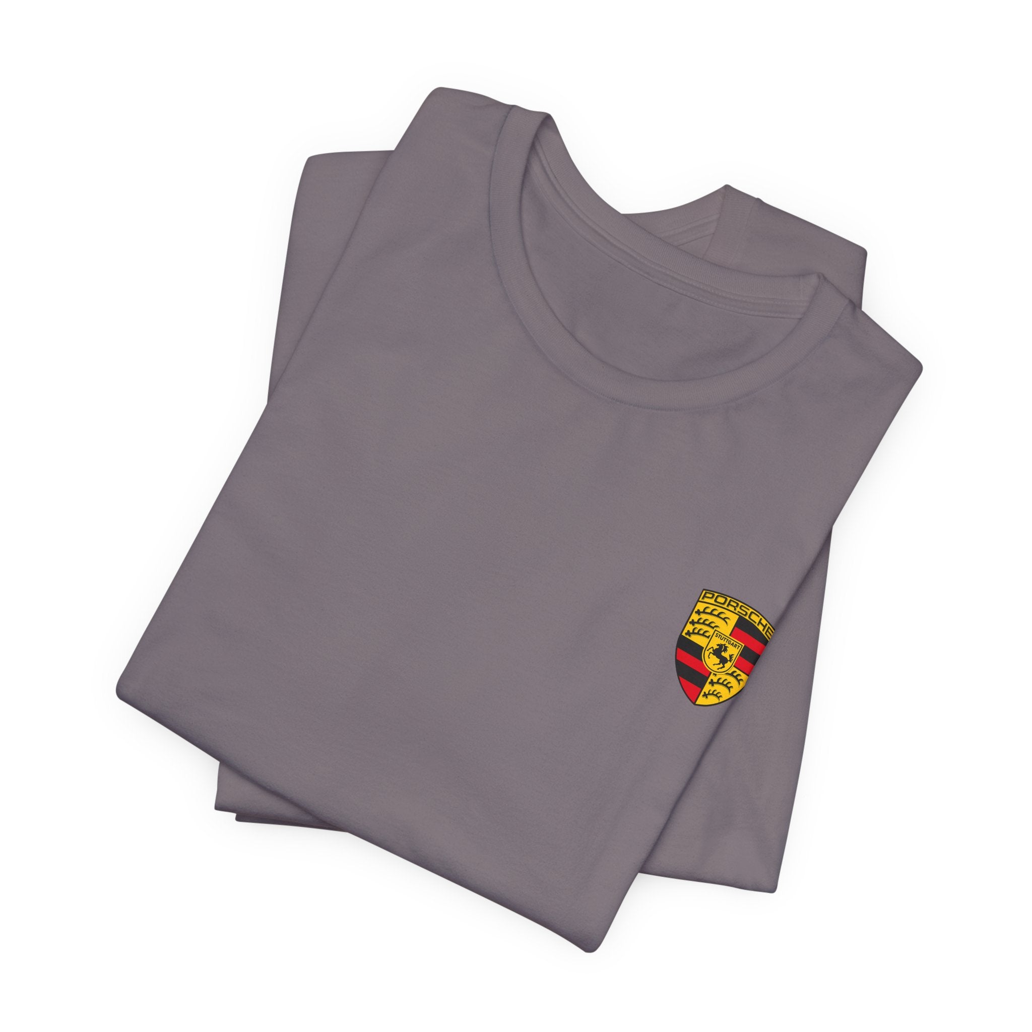 Porsche Crest Tee — Classic Logo Short Sleeve Shirt