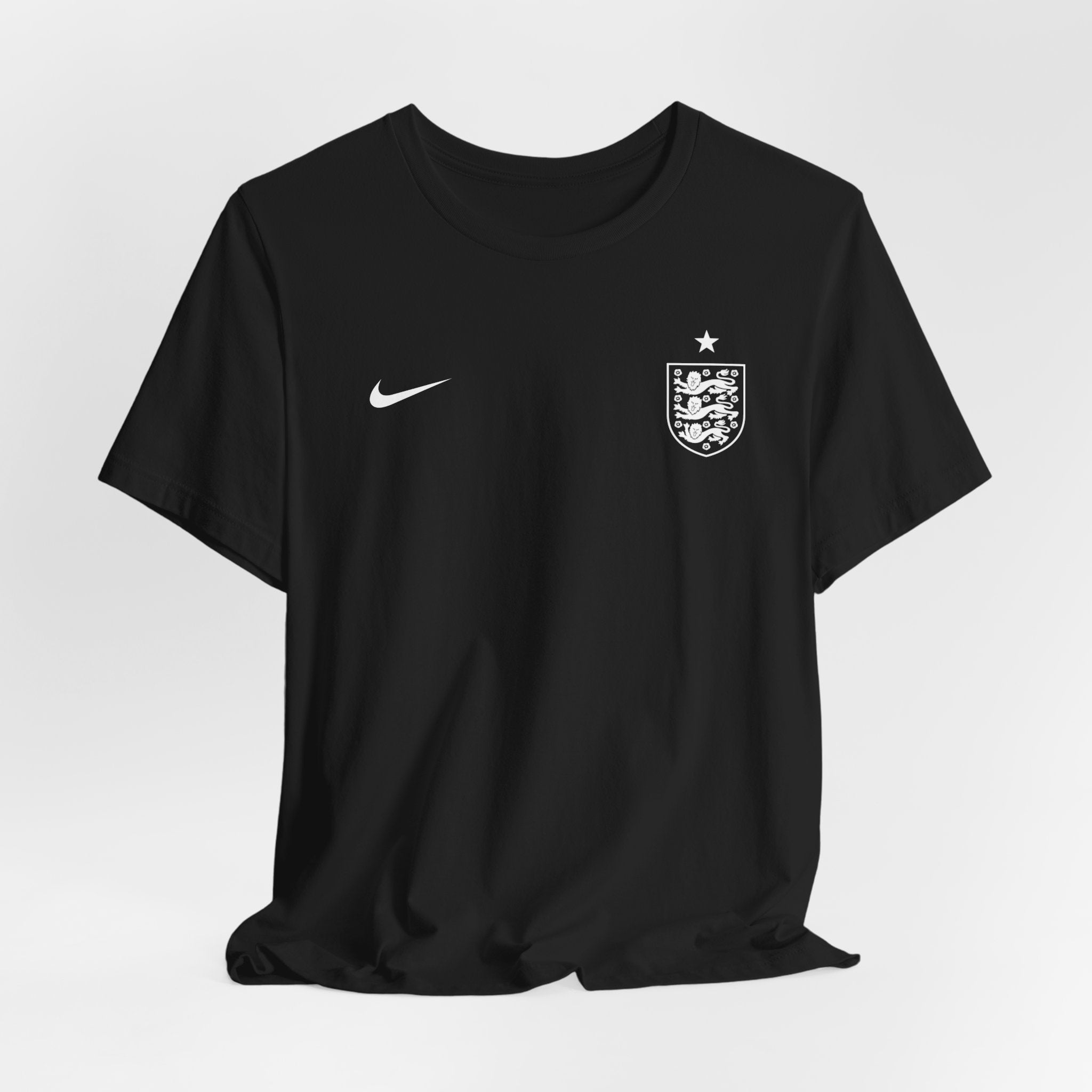 England Crest Soccer Tee — 'ENGLAND' Back Graphic