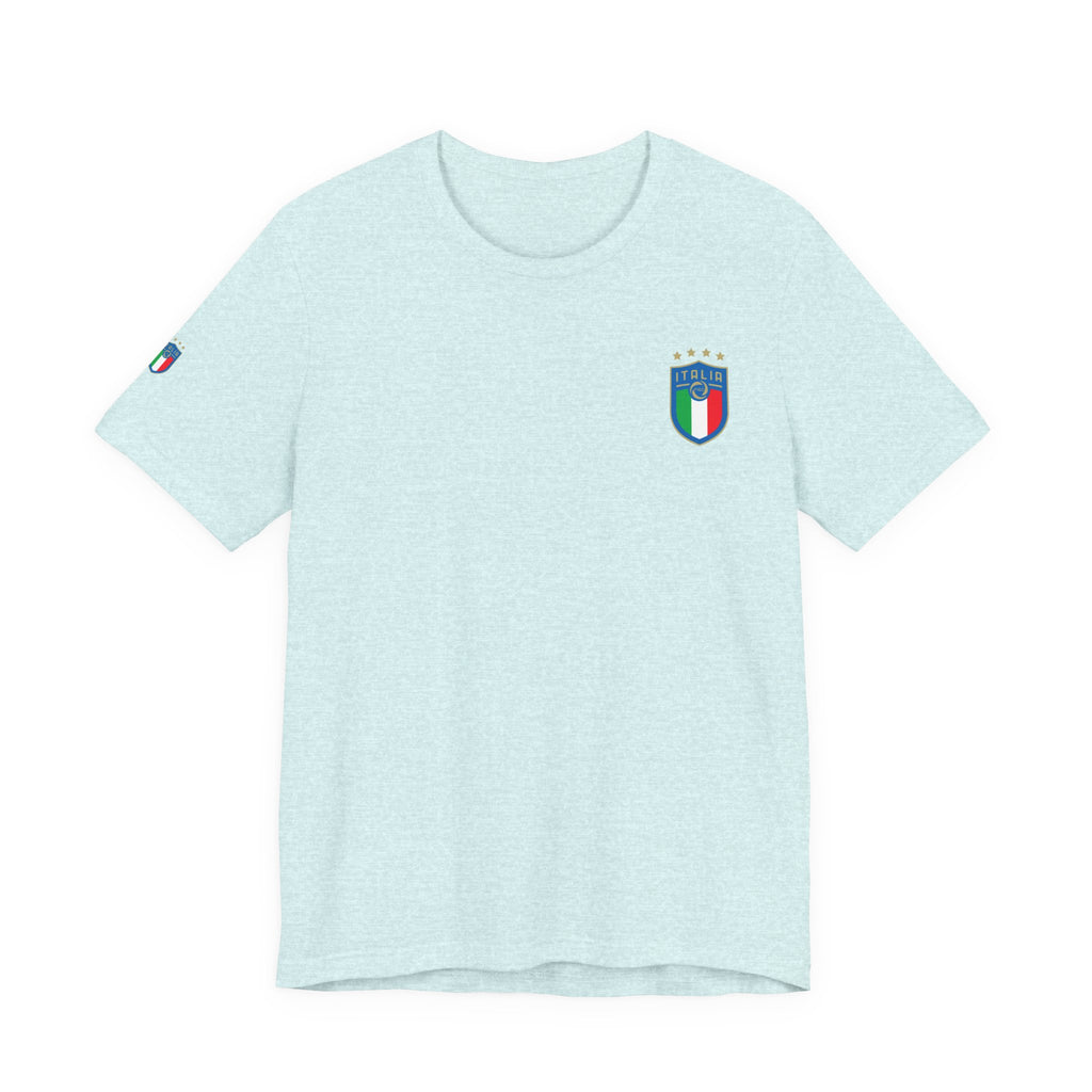 Italy Crest Tee  Italian Flag Shield T-Shirt
