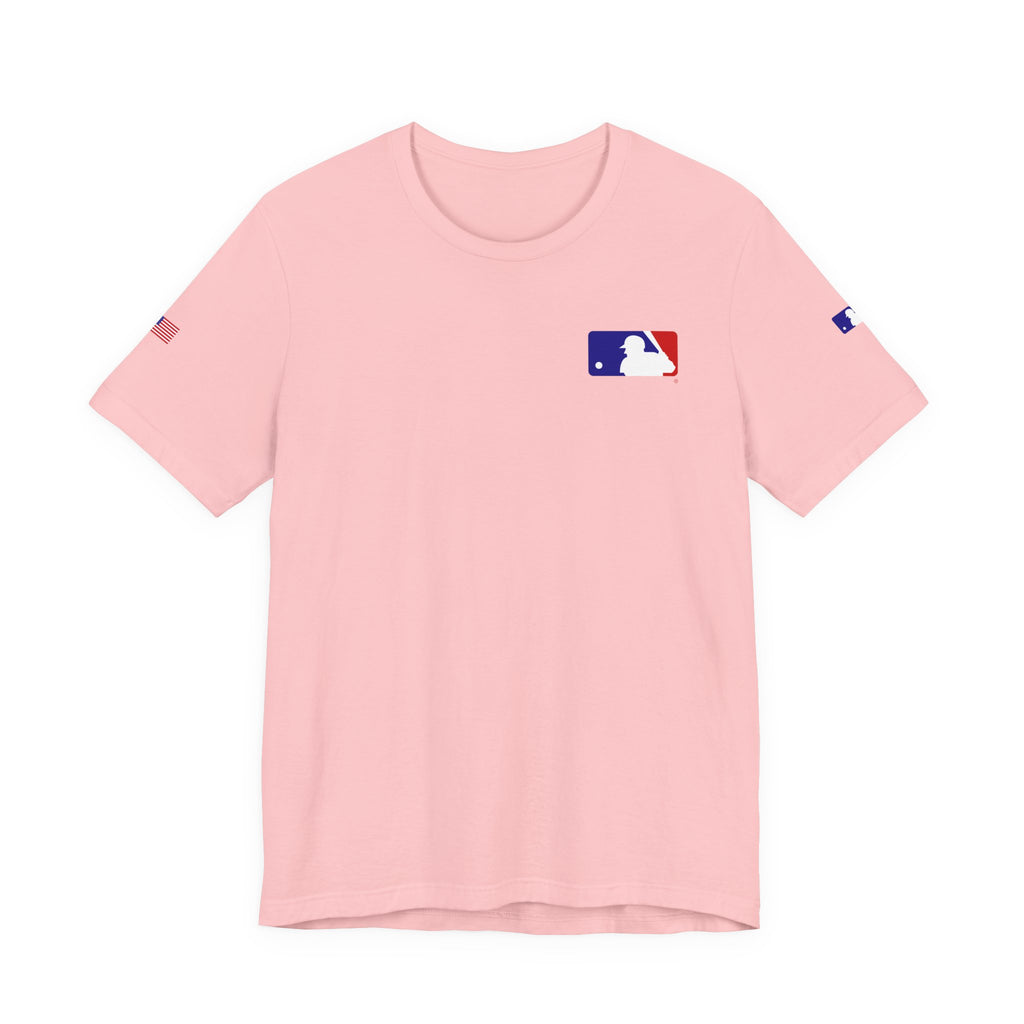 Baseball Logo T-Shirt  Minimal Chest Patch Tee