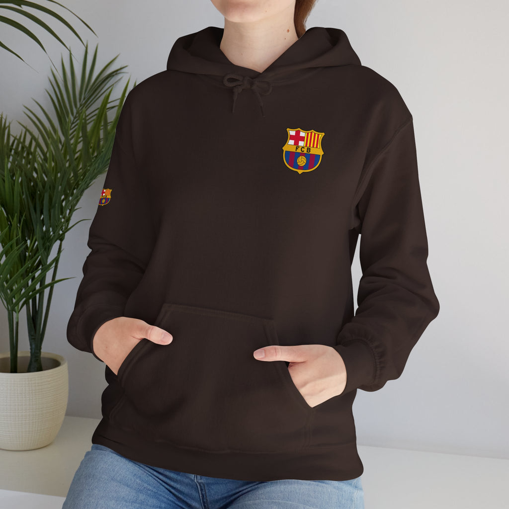 Hoodie  Barcelona Crest Hoodie with Small Badge