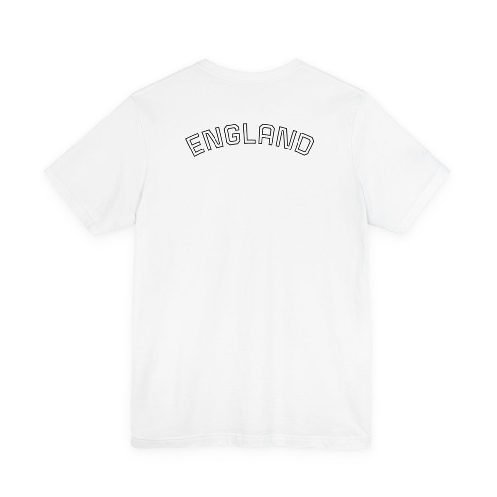 England Crest Soccer Tee — 'ENGLAND' Back Graphic