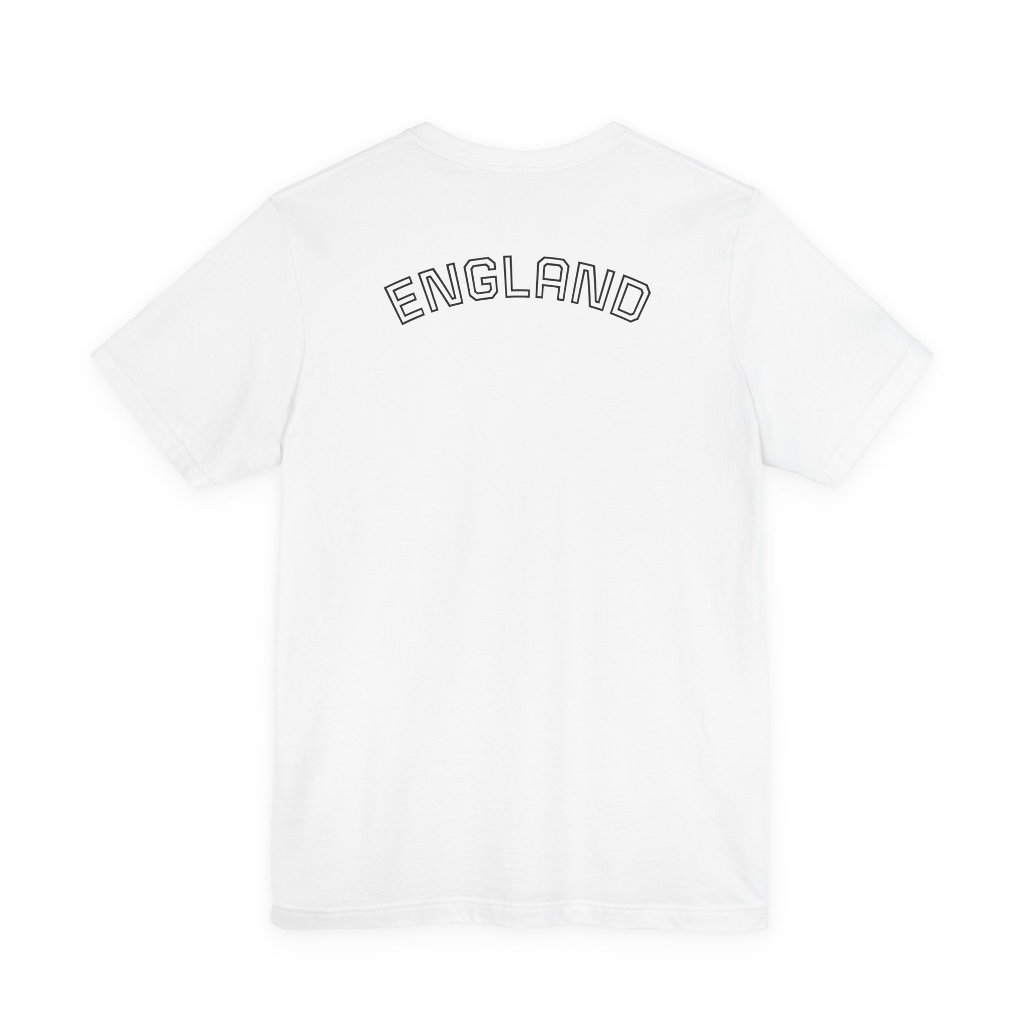 England Crest Soccer Tee — 'ENGLAND' Back Graphic