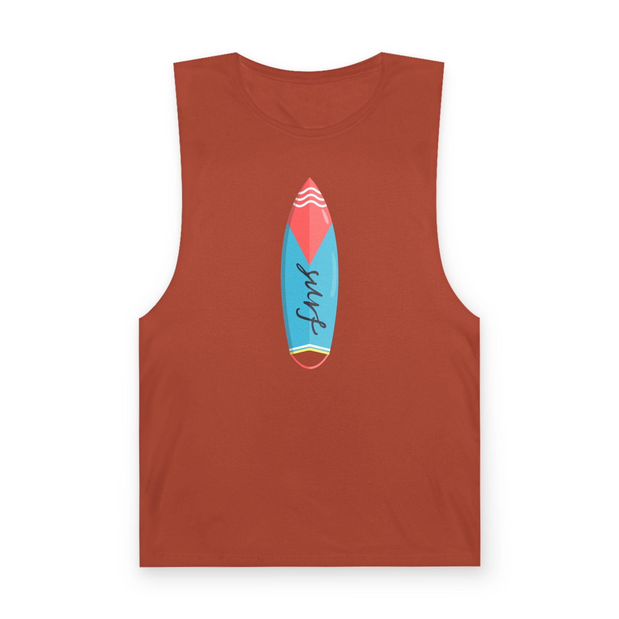 Surfboard Tank Top Miami Beach Surf Graphic Tank