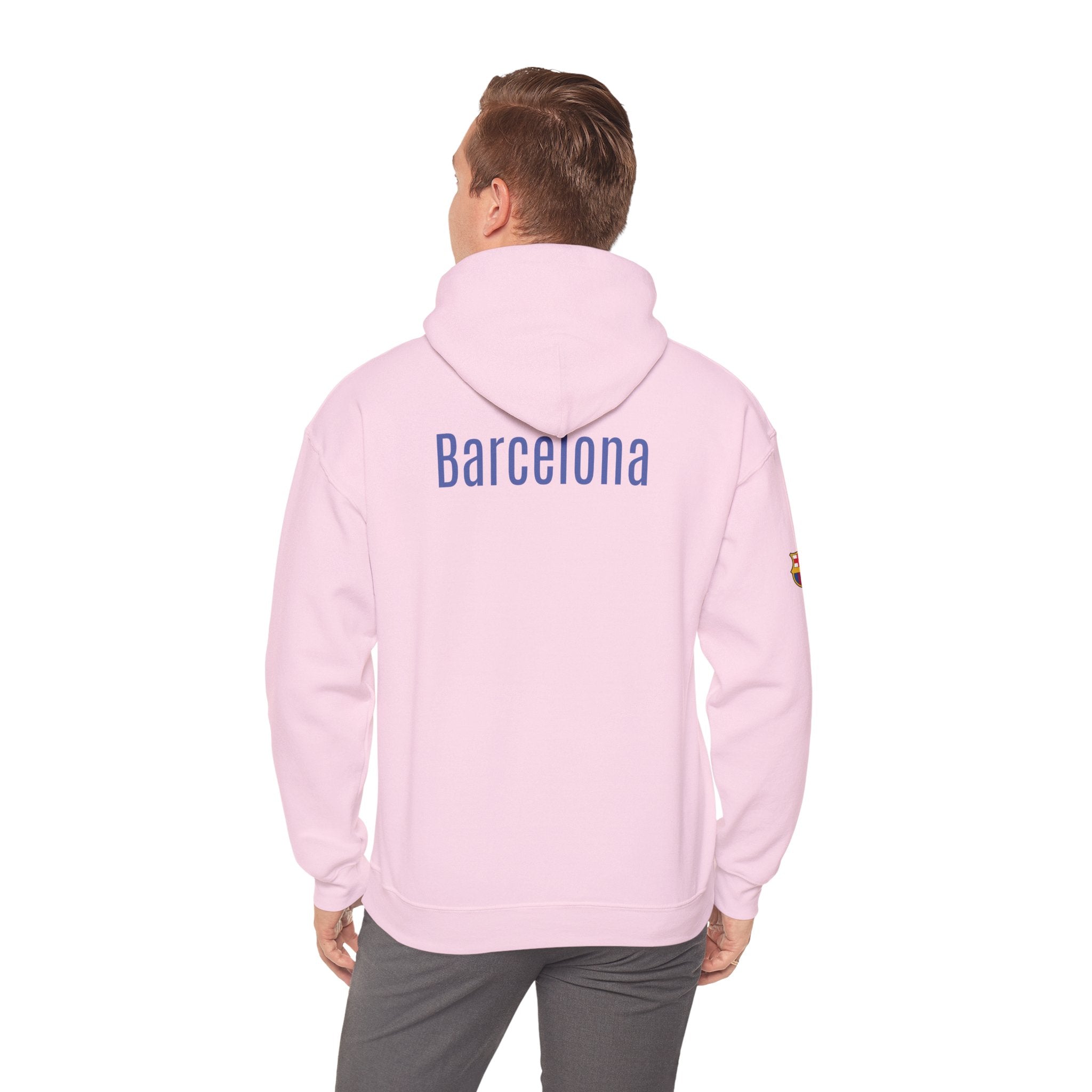Hoodie  Barcelona Crest Hoodie with Small Badge