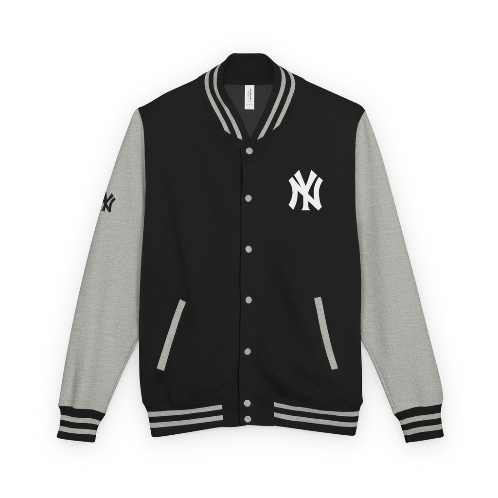 New York Letterman Jacket Varsity Style Red & White Baseball Jacket