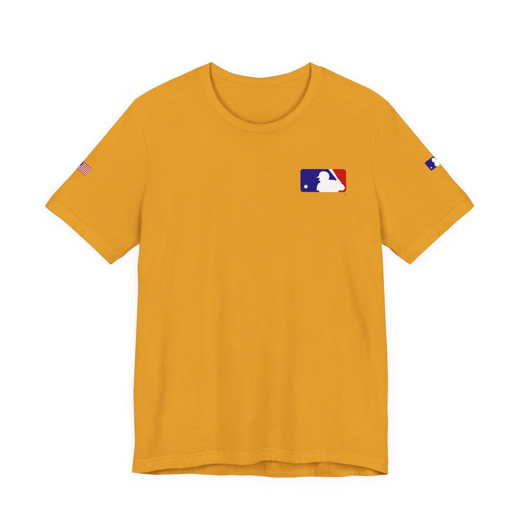 Baseball Logo T-Shirt  Minimal Chest Patch Tee