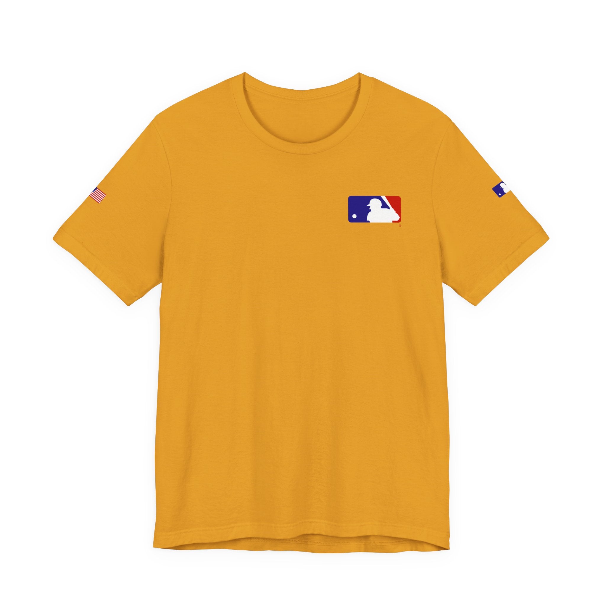 Baseball Logo T-Shirt  Minimal Chest Patch Tee