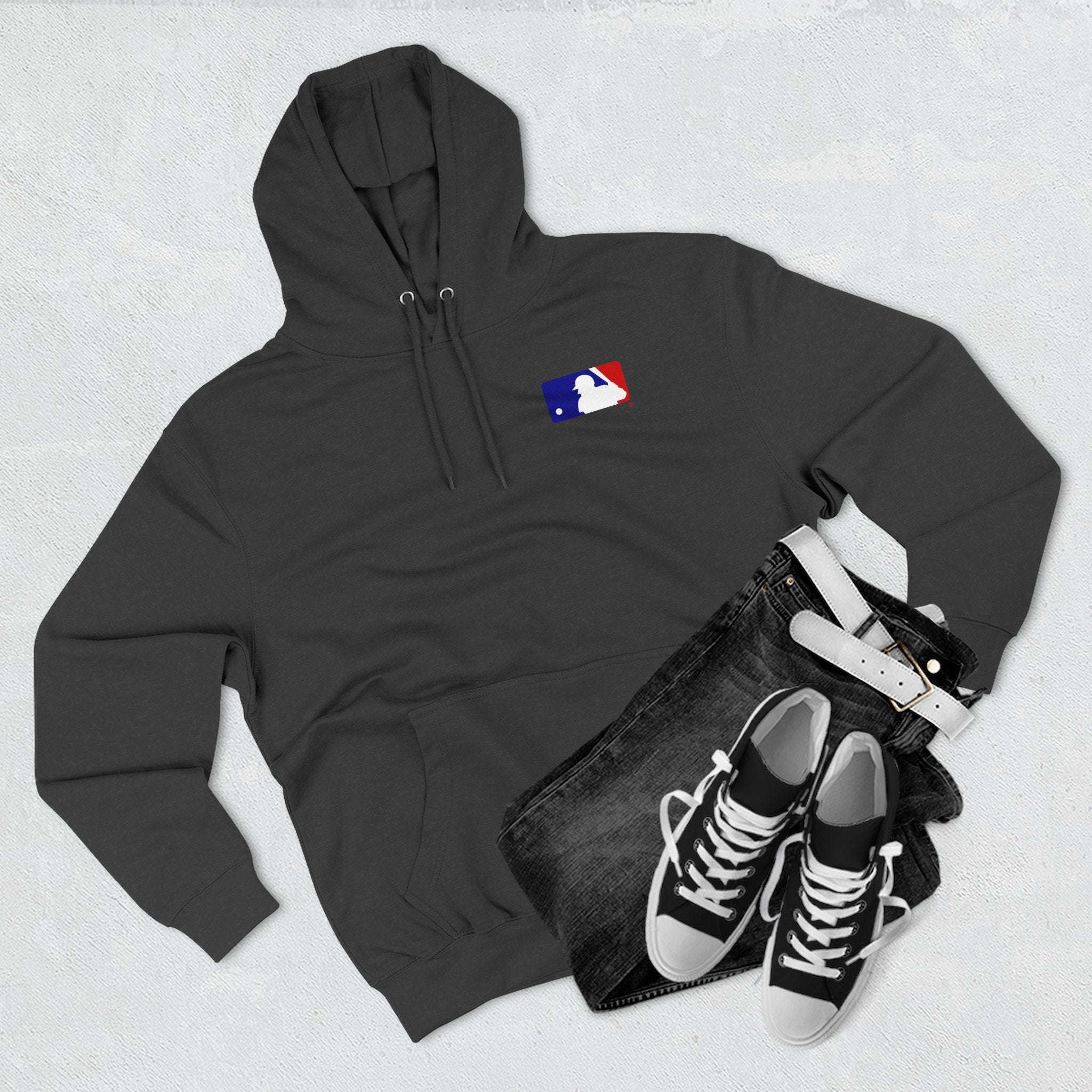 Baseball Glove Hoodie  Vintage Catcher Mitt Graphic Pullover