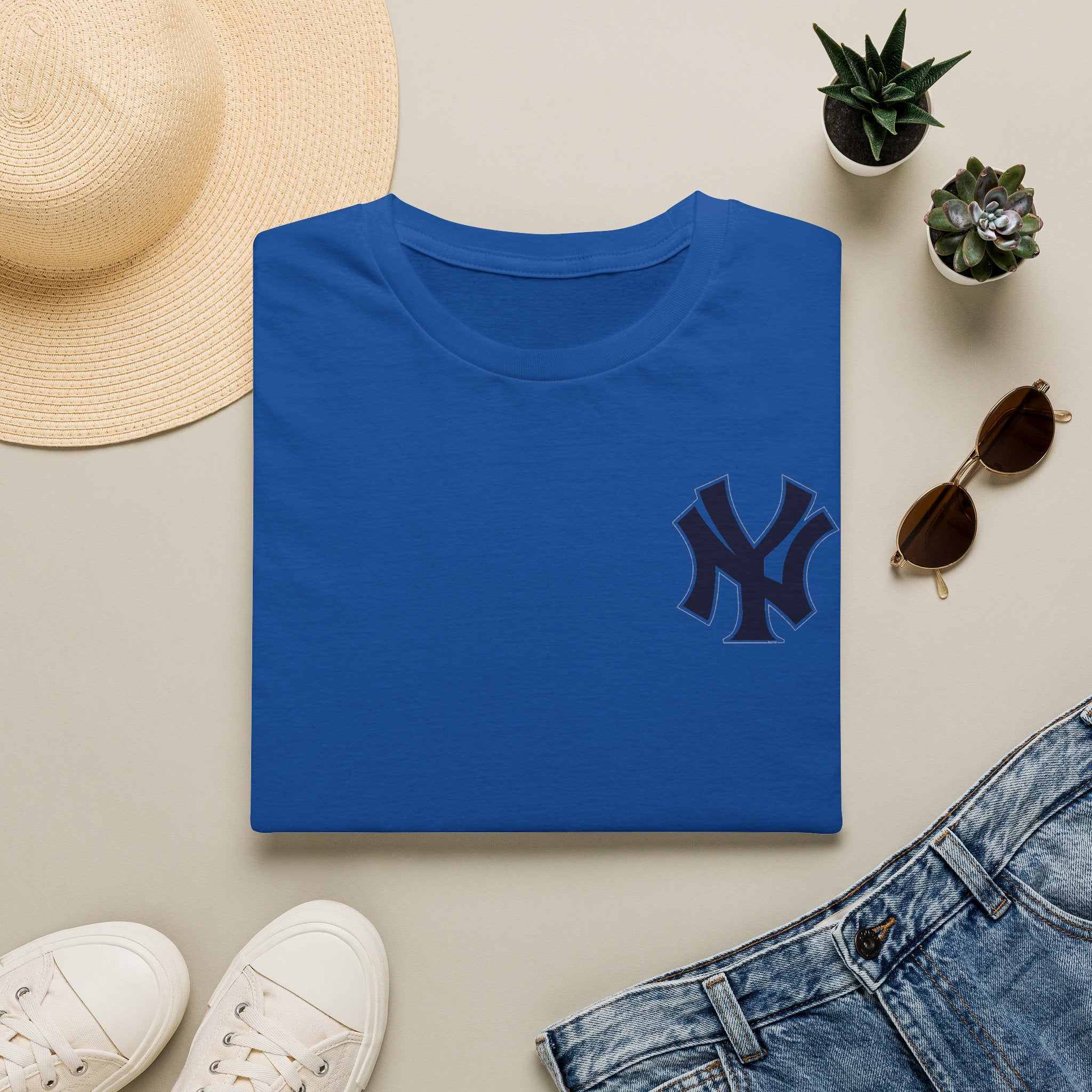 NY Logo T-Shirt | Minimal Baseball Graphic Tee