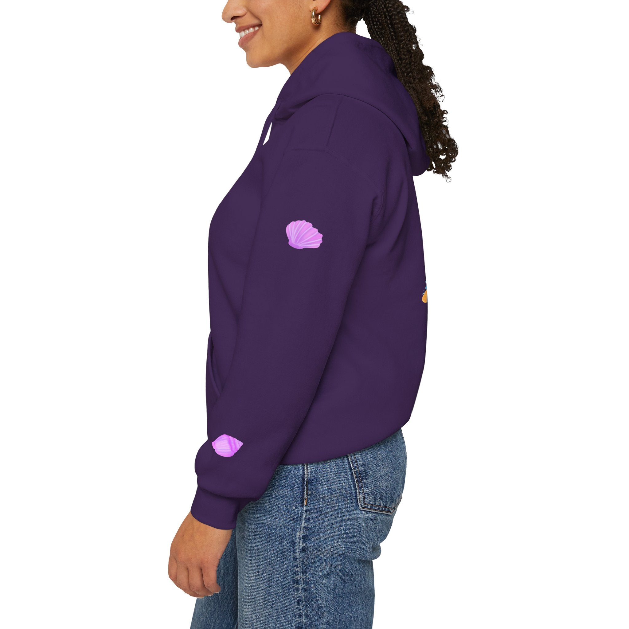 California Palm Tree Hoodie | Beach Island Graphic, Sleeve Icons