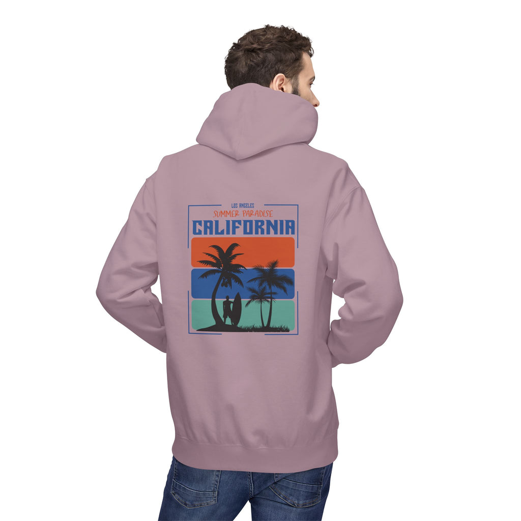 California Sunset Surf Hoodie  Summer Vacation Beach Pullover