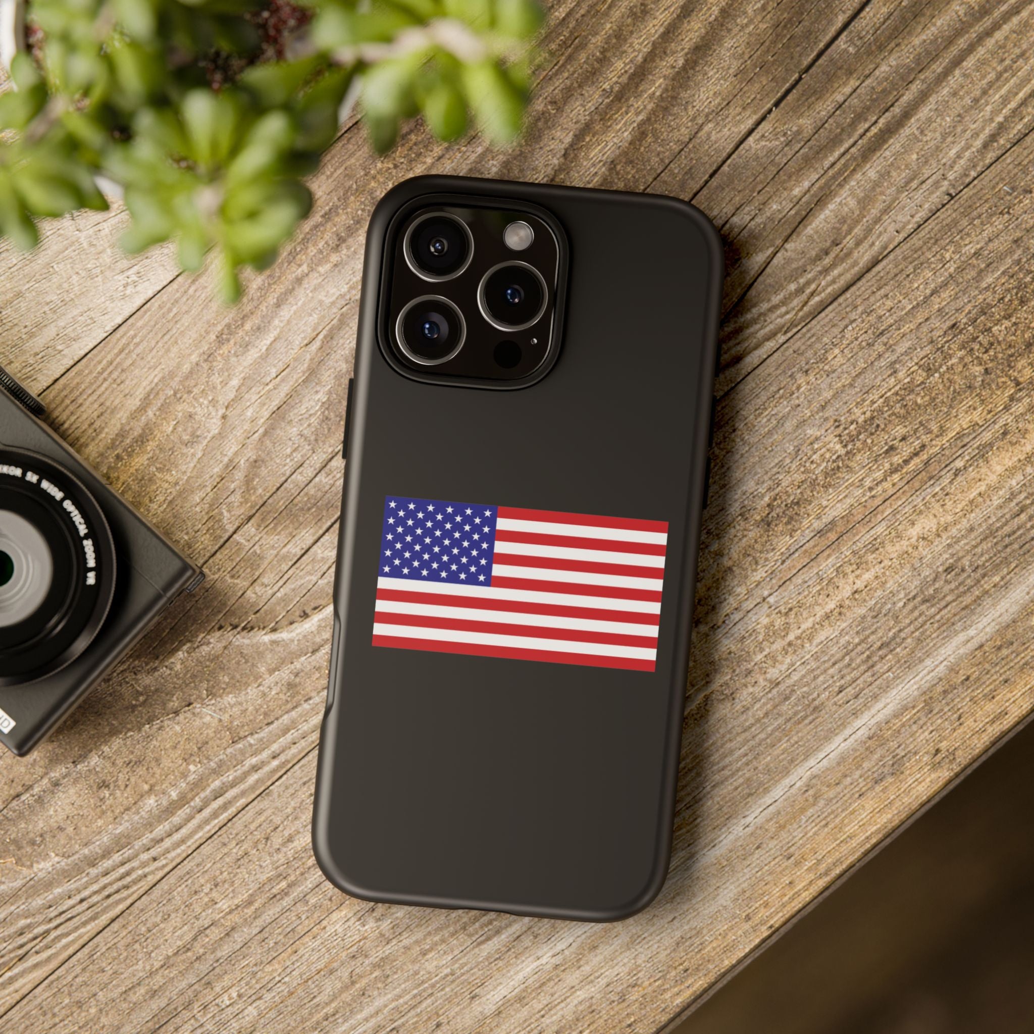 American Flag Phone Case  Patriotic Tough Case for 4th of July & Everyday Protection