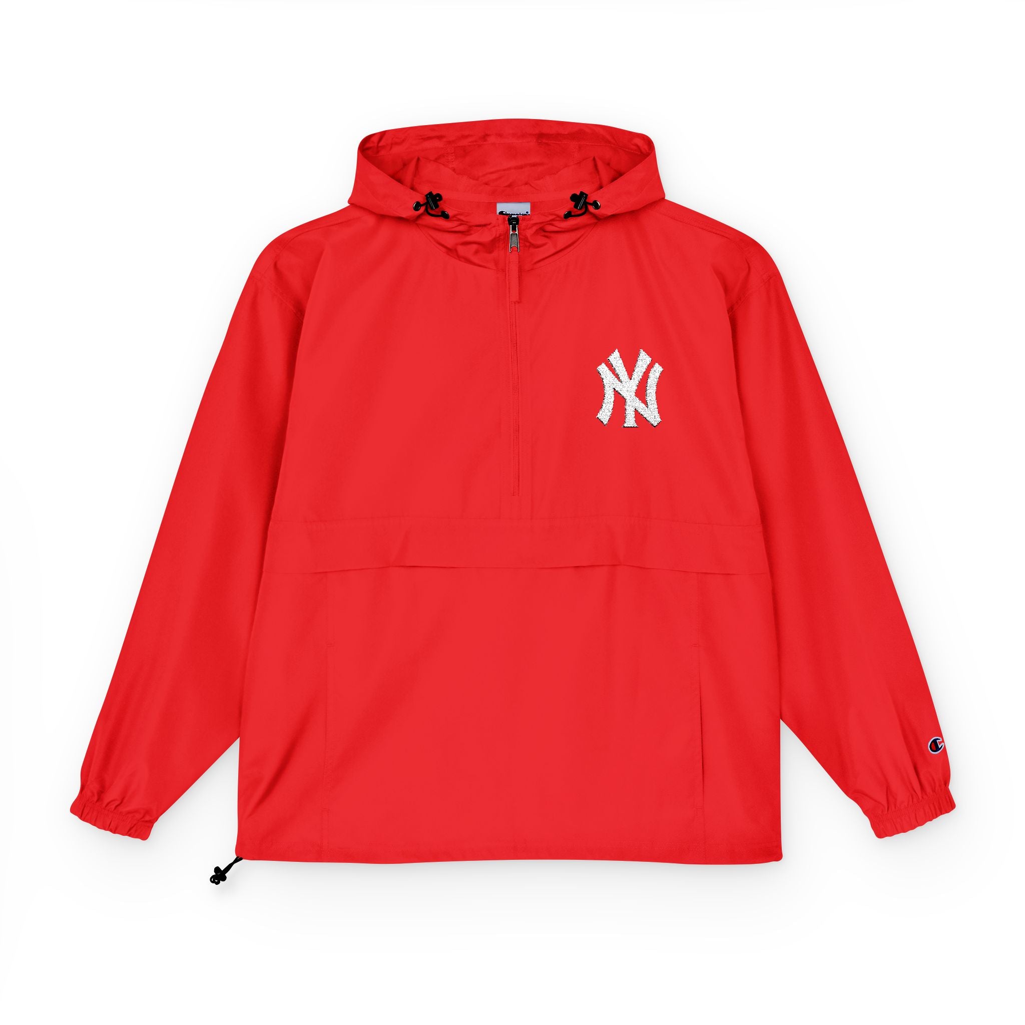 Newyork Logo Anorak Jacket  Packable Champion Windbreaker