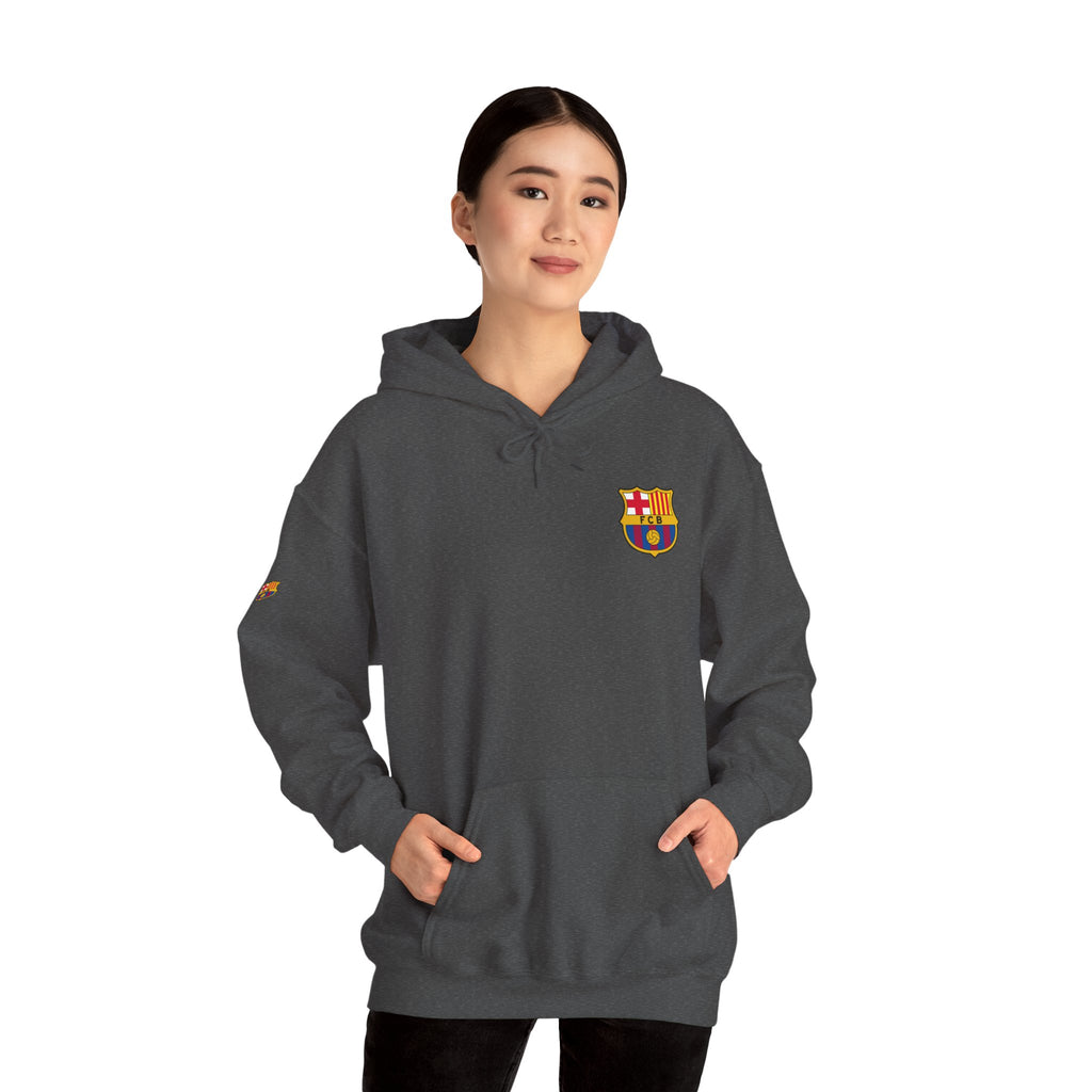Hoodie  Barcelona Crest Hoodie with Small Badge