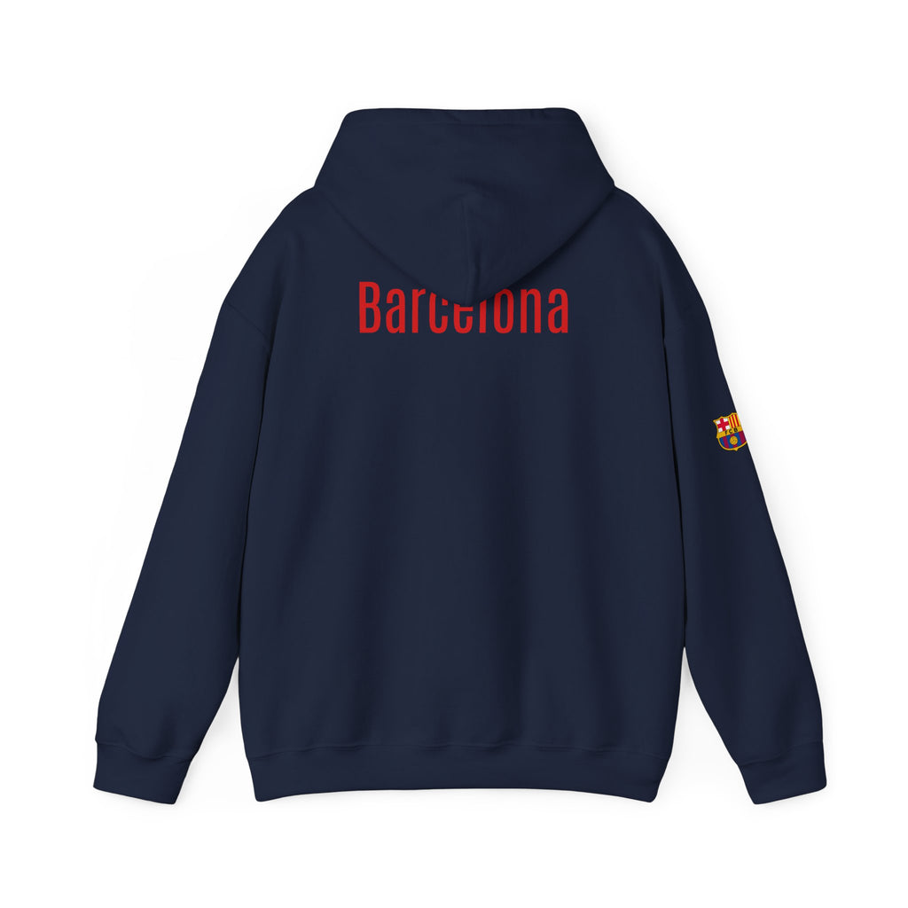 Hoodie  Barcelona Crest Hoodie with Small Badge