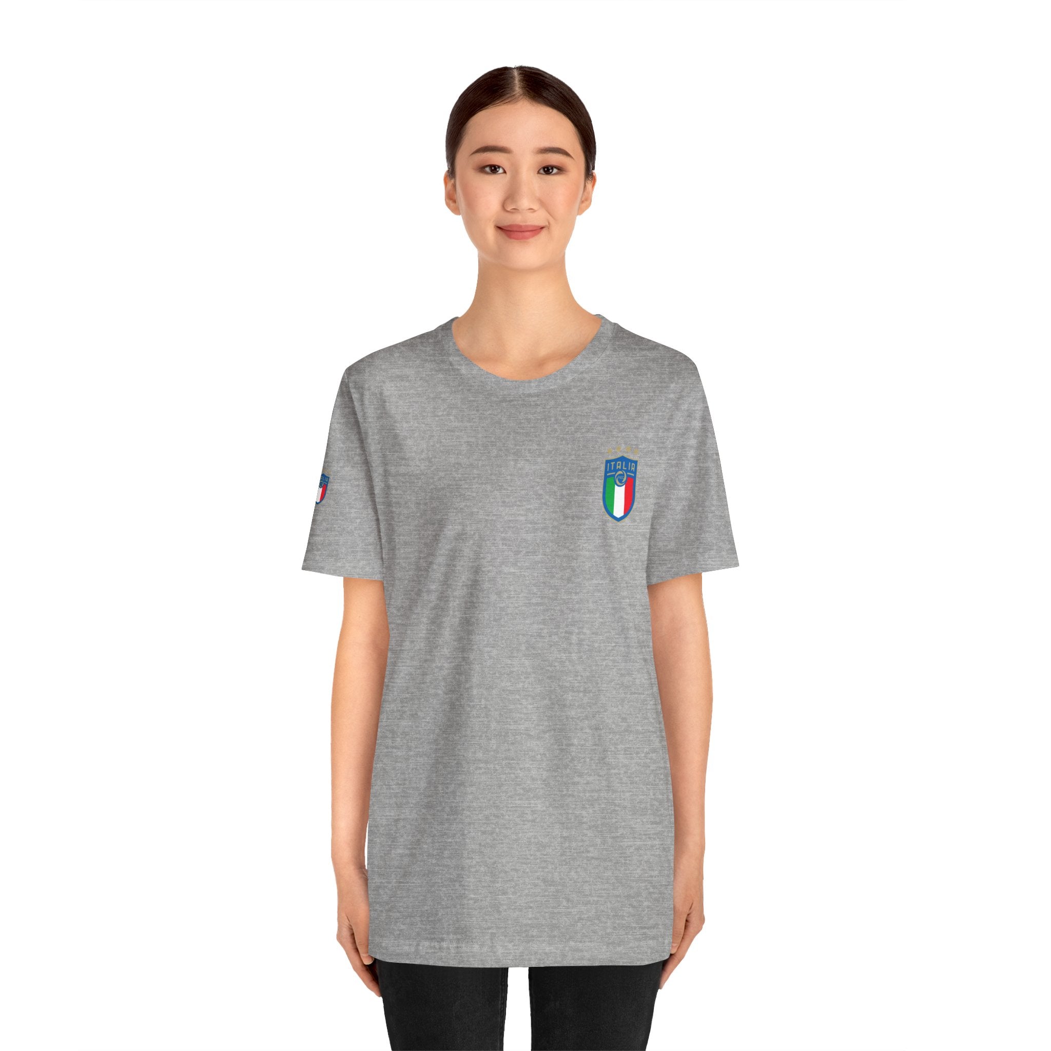 Italy Crest Tee  Italian Flag Shield T-Shirt