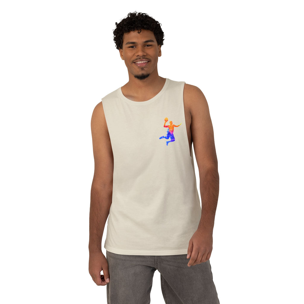 Basketball Tank Top  Colorful Player Graphic Athletic Workout Shirt