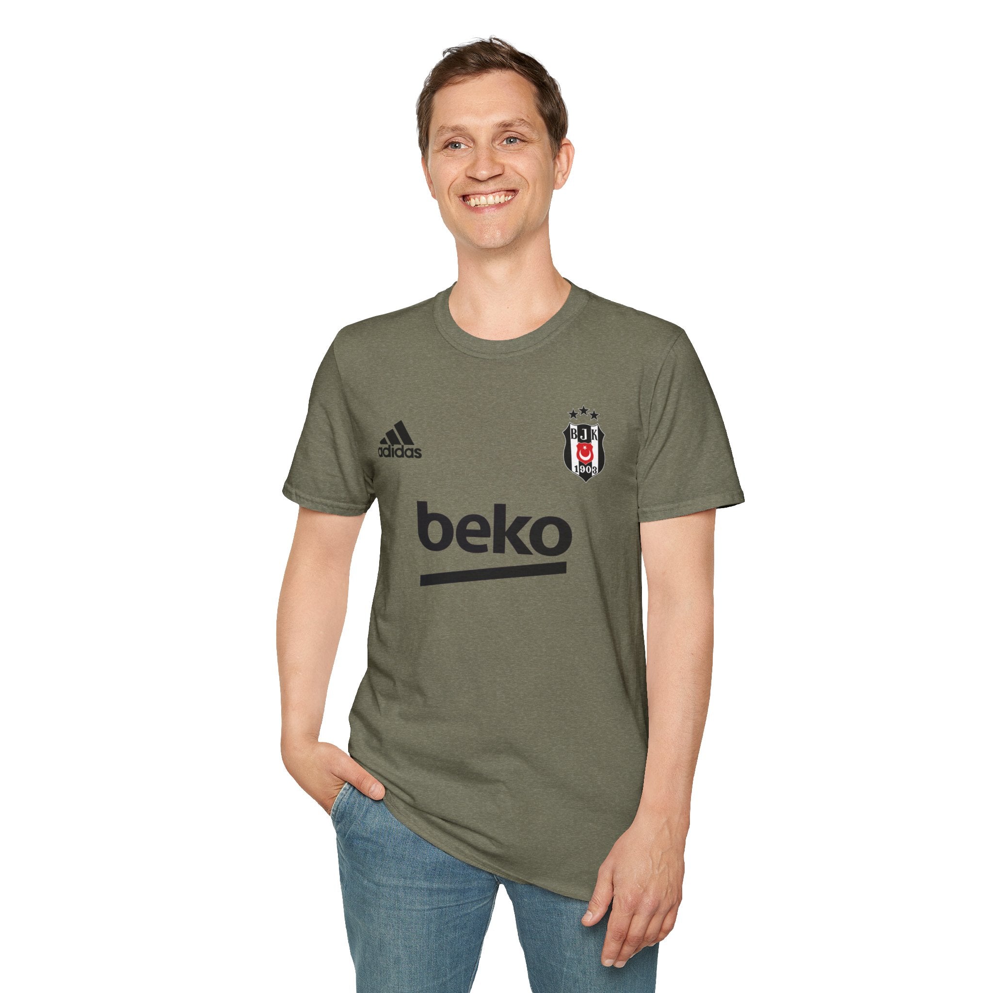 Besiktas Eagle T-Shirt  Football Club Crest Tee soccer jersey