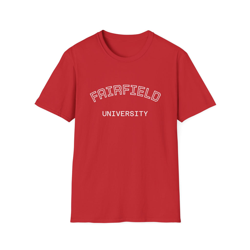 Fairfield University Whale Tee - Unisex Softstyle T-Shirt for Students, Casual Wear, Gift, Graduation, College Apparel