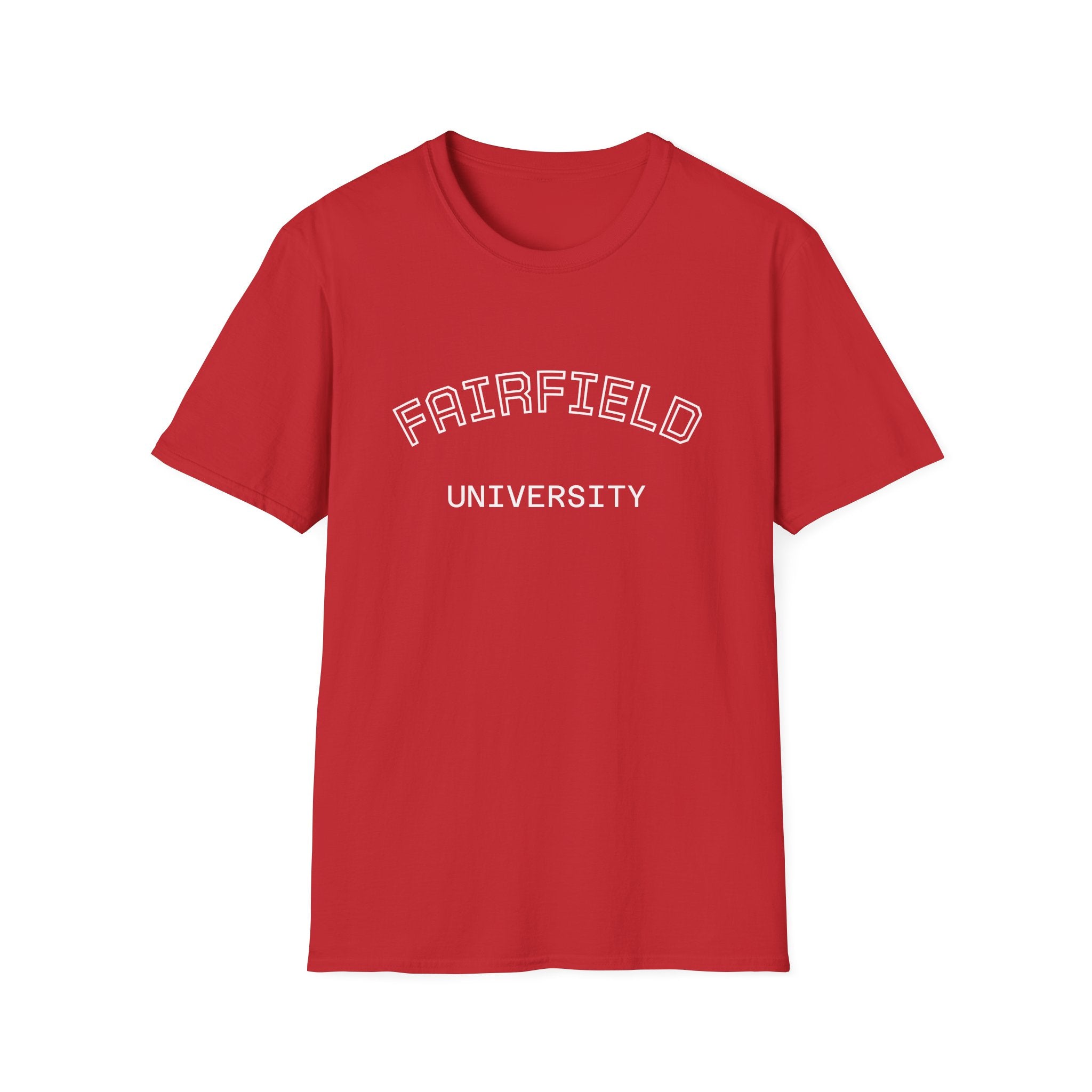 Fairfield University Whale Tee - Unisex Softstyle T-Shirt for Students, Casual Wear, Gift, Graduation, College Apparel