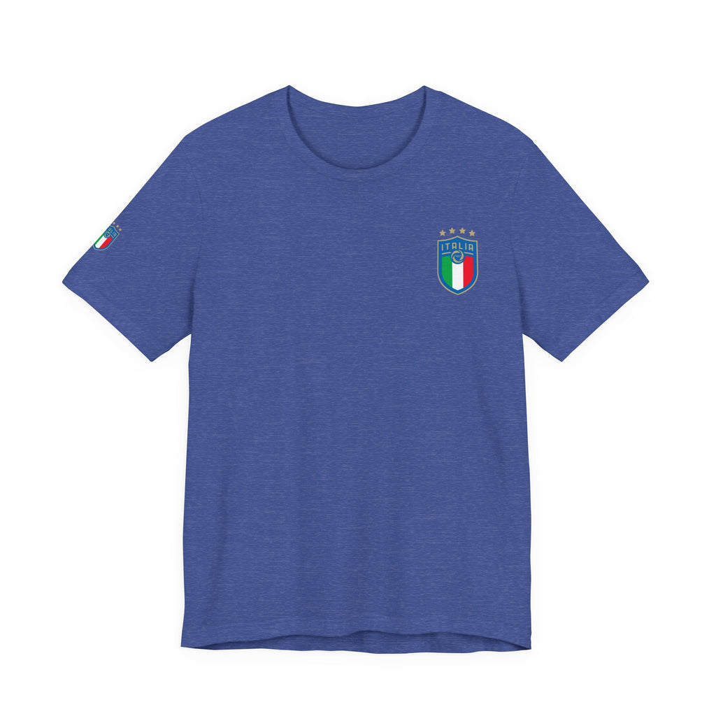 Italy Crest Tee  Italian Flag Shield T-Shirt