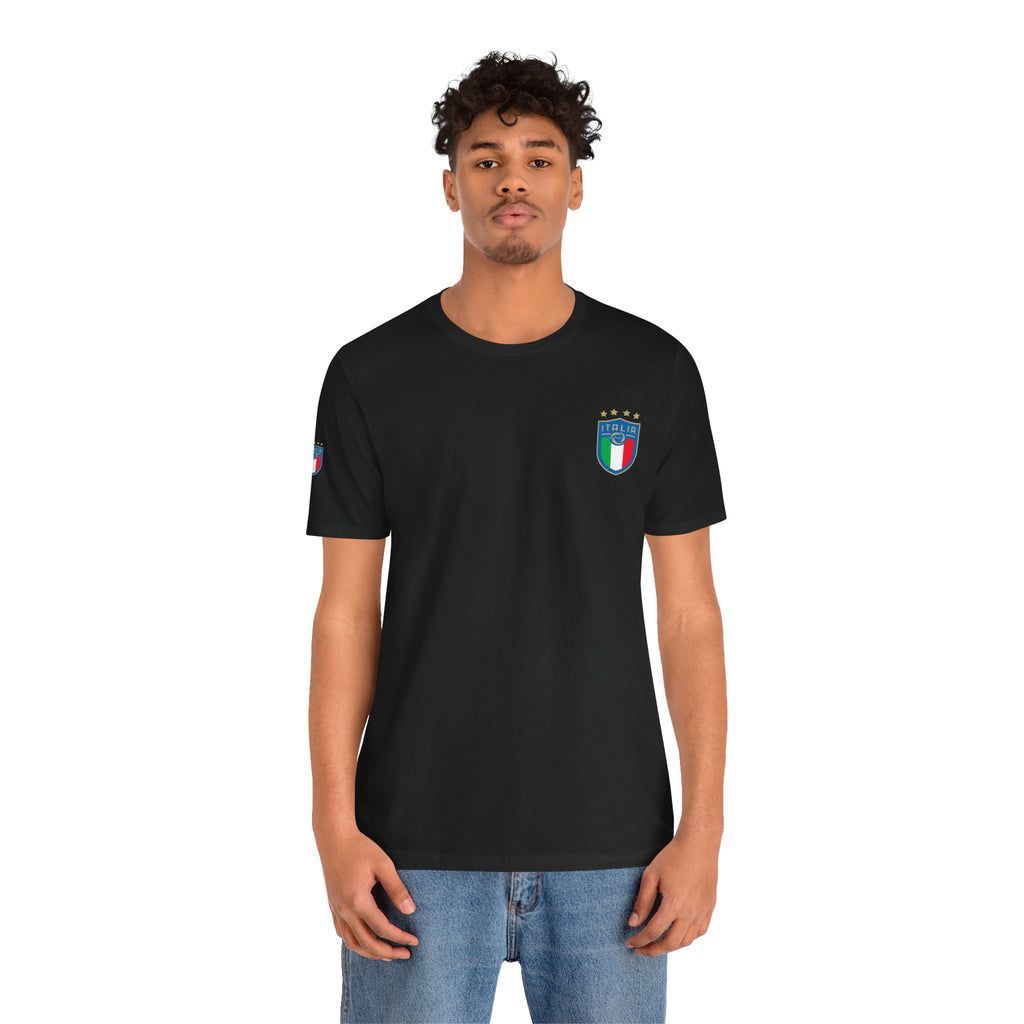 Italy Crest Tee  Italian Flag Shield T-Shirt