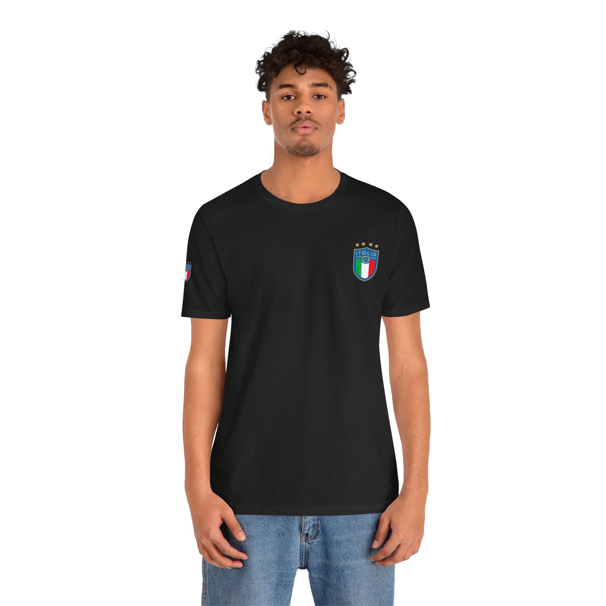 Italy Crest Tee  Italian Flag Shield T-Shirt