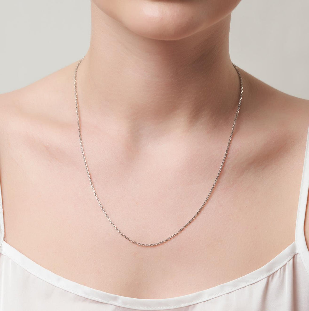925 sterling silver chain necklace - Etna Gift