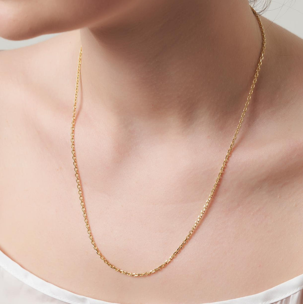 925 sterling silver chain necklace - Etna Gift