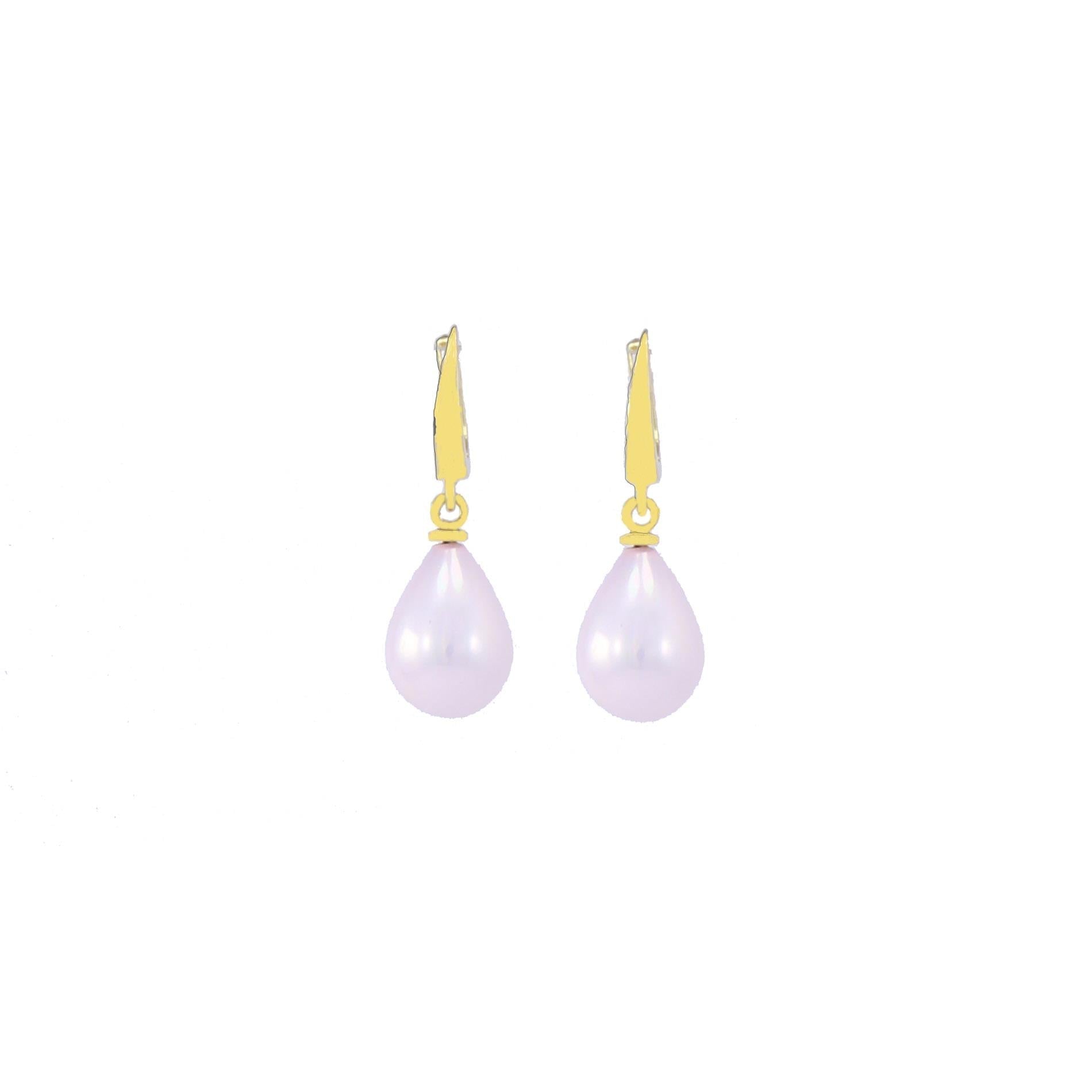 925 Sterling Silver Pearl Drop Earrings - Etna Gift