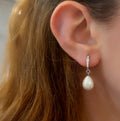 925 Sterling Silver Pearl Drop Earrings - Etna Gift