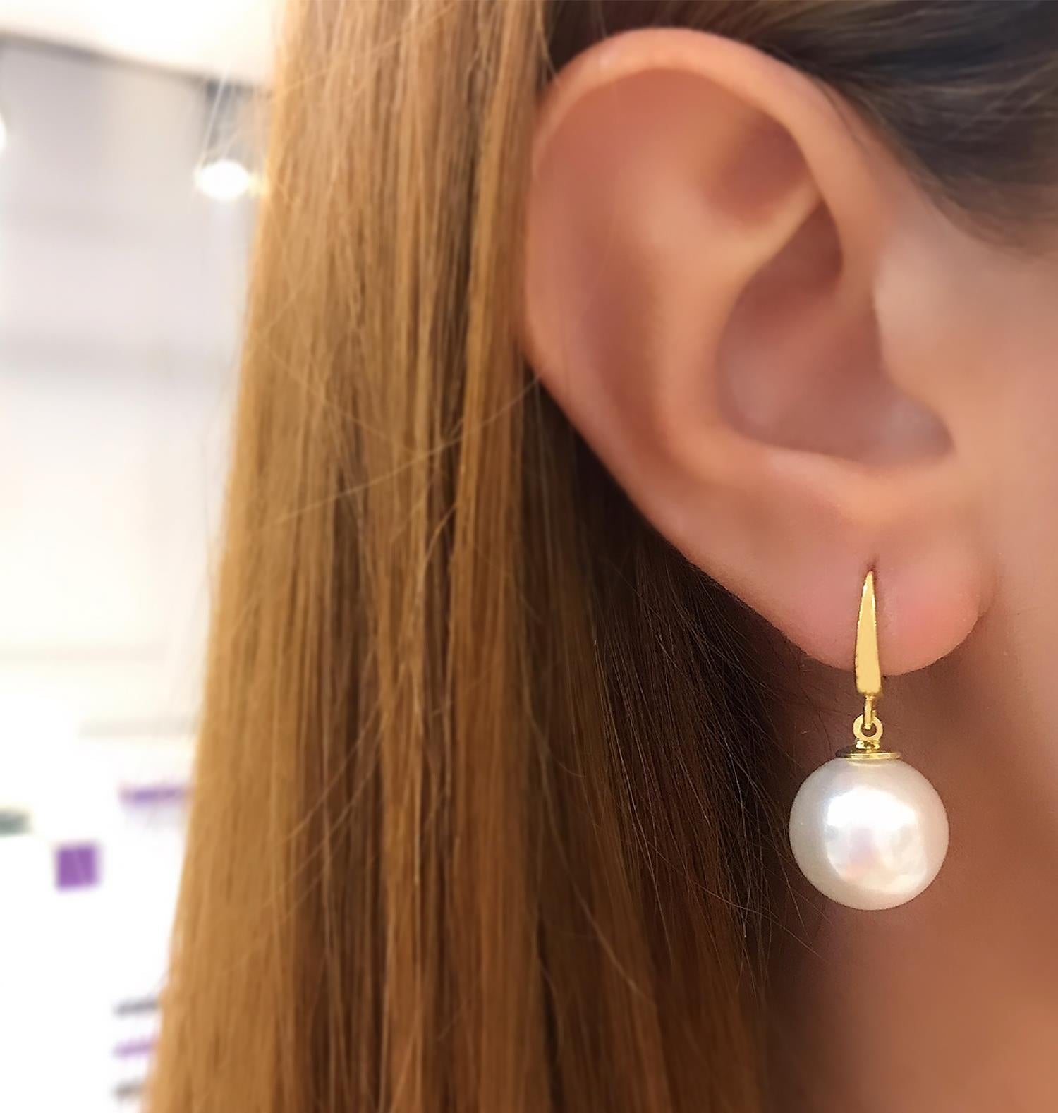 925 Sterling Silver Pearl Earrings - Etna Gift