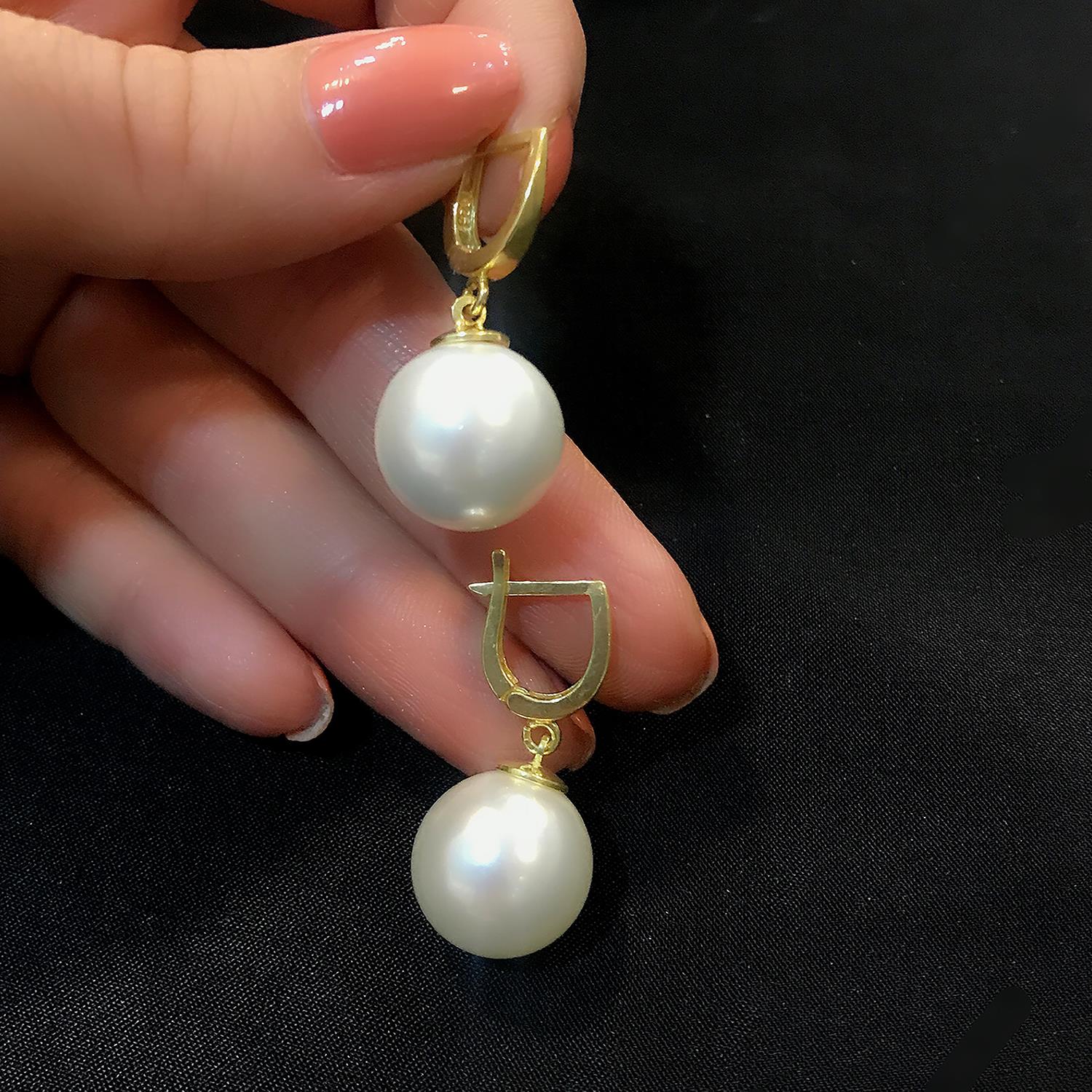 925 Sterling Silver Pearl Earrings - Etna Gift